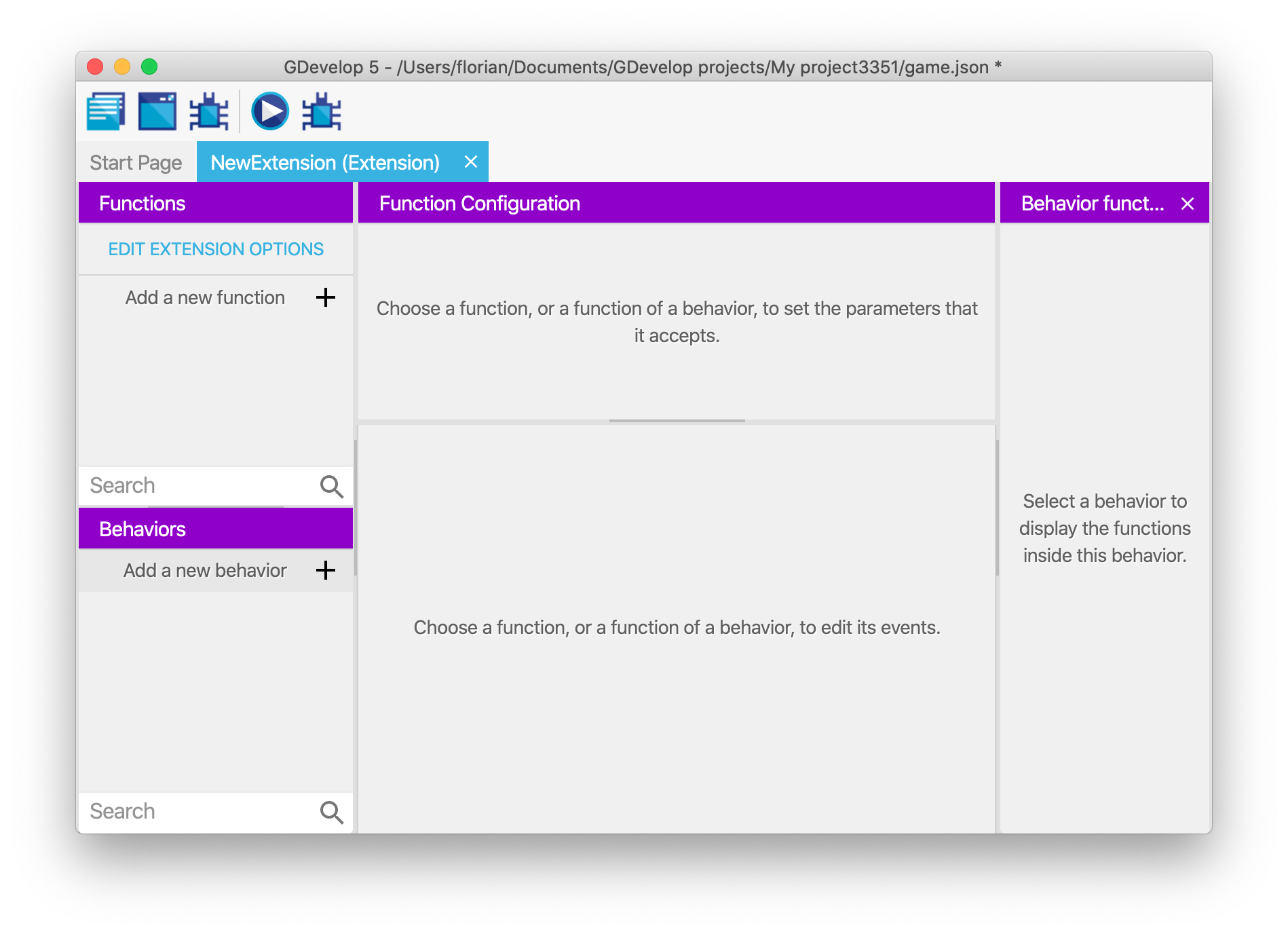 events-based-behaviors - GDevelop documentation