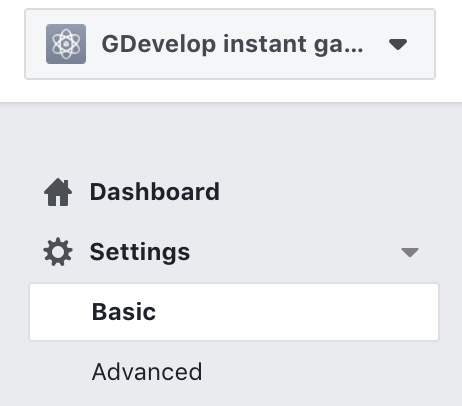 Publish your game to Messenger with Facebook Instant Games - GDevelop  documentation