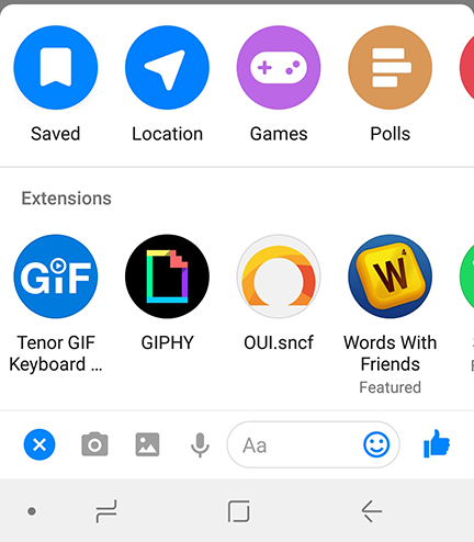 Facebook Instant Games extension