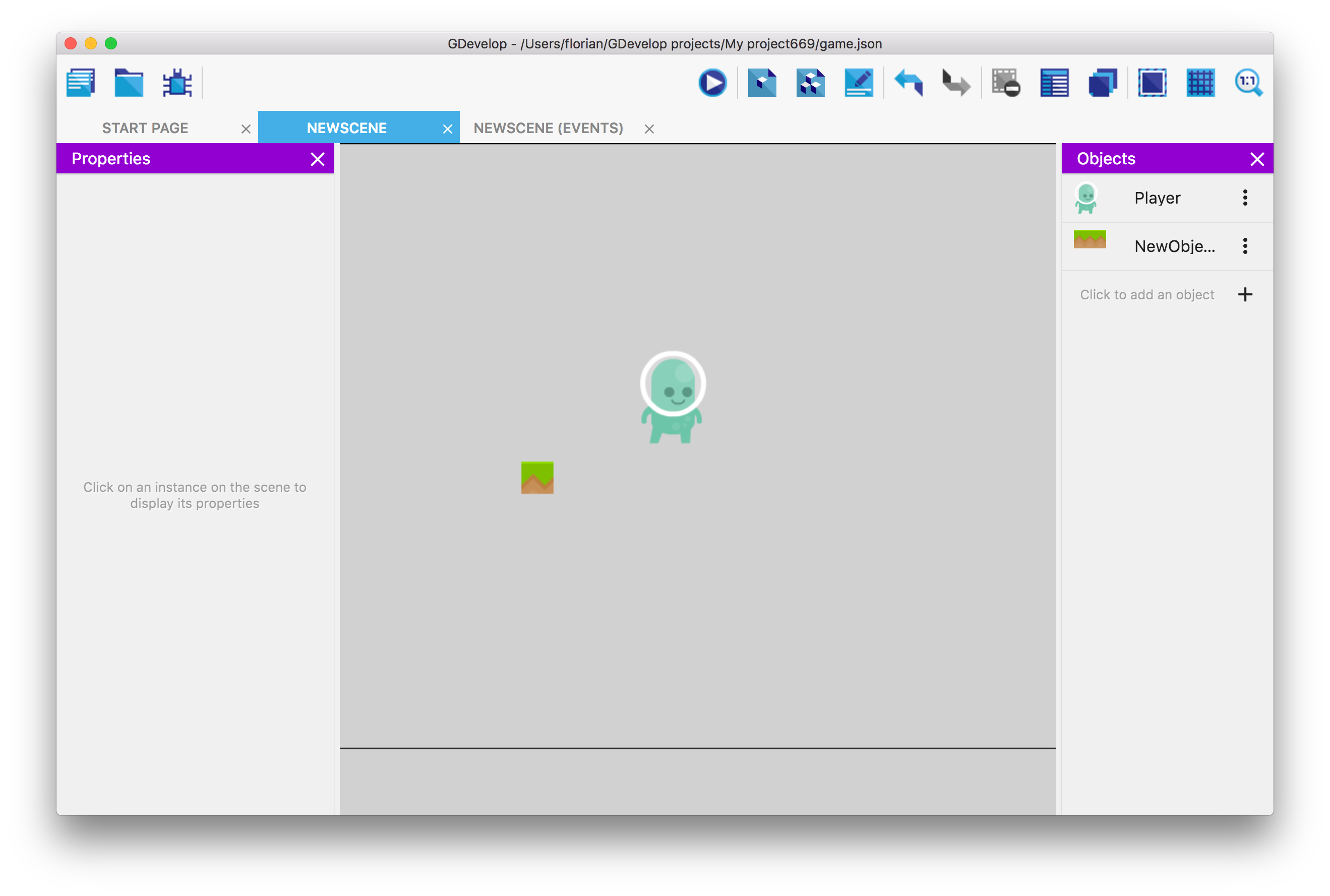 GDevelop 5 - Tutorial Jogos de Plataforma - Como criar um Projeto